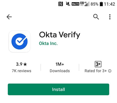 If Google Play Store is not available for you,. . Okta verify download